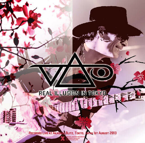 STEVE VAI REAL ILLUSION IN IN TOKYO CD XAVEL-216 RACING THE WORLD HARD ROCK