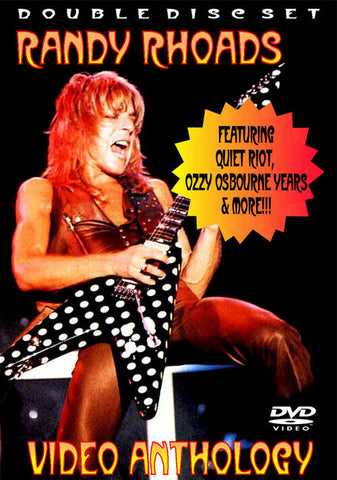 RANDY RHOADS VIDEO ANTHOLOGY FEAT OZZY OSBOURNE YEARS CRAZY TRAIN HARD ROCK