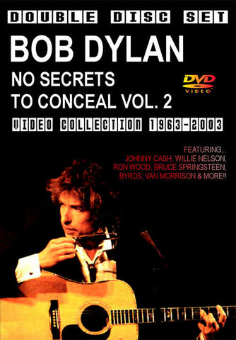 BOB DYLAN 2DVD NO SECRET TO CONCEAL VOL2 VIDEO COLLECTION 1963-2003 FOLK ROCK
