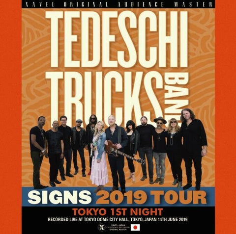 TEDESCHI TRUCKS BAND SIGN 2019 TOUR TOKYO 1ST NIGHT 2CD 1DVD XAVEL-326