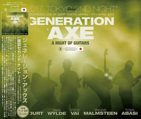 GENERATION AXE 2017 TOKYO 2ND NIGHT OF GUITARS FILM 2BD 2DVD ALX-055 ROCK