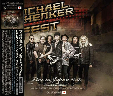 MICHAEL SCHENKER FEST 3CD LIVE IN JPN 2018 TOKYO NAGOYA ROCK XAVEL-SMS-174
