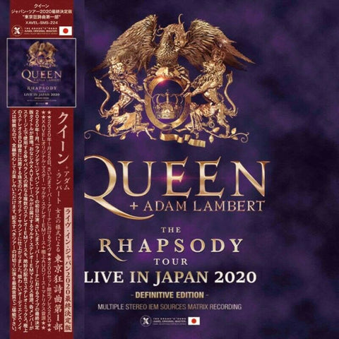 QUEEN PLUS ADAM LAMBERT THE RHAPSODY TOUR LIVE IN TOKYO JPN 1 2020 CD ALBUM