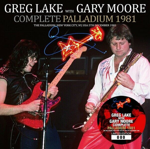 GREG LAKE WITH GARY MOORE COMPLETE PALLADIUM 1981 1CD VIRTUOSO 432 ROCK