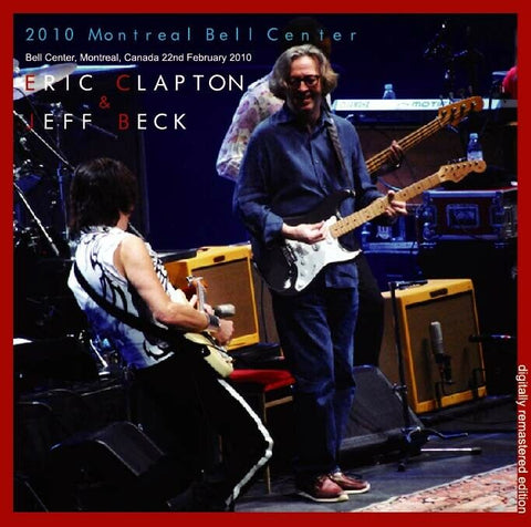 ERIC CLAPTON & JEFF BECK 2010 MONTREAL BELL CENTER CD MDNA-10004 HAMMERHEAD