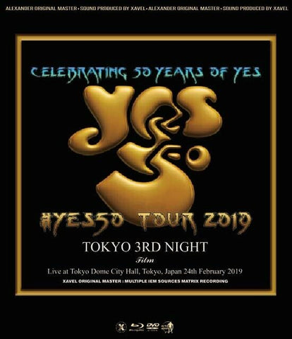 YES 50 TOUR 2019 LIVE IN TOKYO 3RD NIGHT FILM 1DVD 1BDR ALX-BD-090 Z01