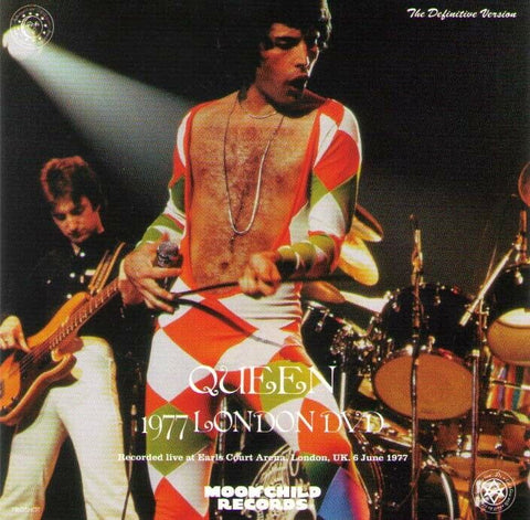 QUEEN 1977 LONDON DVD MOONCHILD RECORDS MC-160 LUCILLE FREDDIE MERCURY Z01