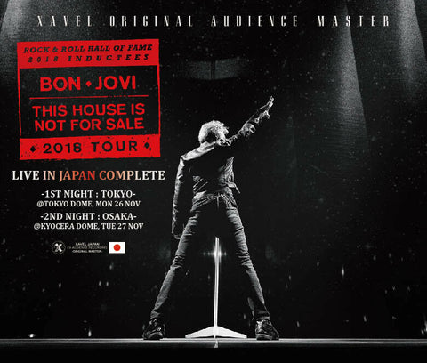 BON JOVI LIVE IN JPN 2018 COMPLETE-XAVEL ORIGINAL AUDIENCE MASTER 4CD XAVEL312