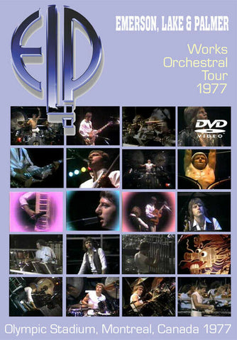 EMERSON LAKE & PALMER WORKS ORCHESTRAL TOUR 1977 1DVD FOOTSTOMP FSVD-092 ELP