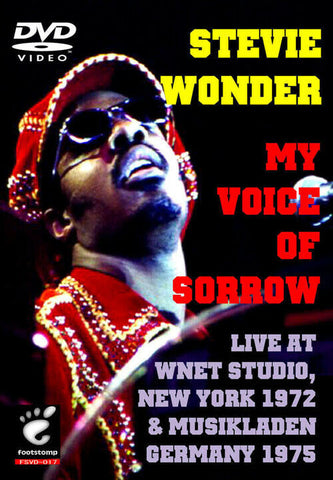 STEVIE WONDER MY VOICE OF SORROW 1DVD FOOTSTOMP FSVD-017 FOR ONCE IN MY LIFE