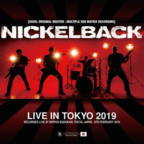 NICKELBACK LIVE IN TOKYO 2019 2CD 1DVD HYBRID MASTER XAVEL-HM-122 ROCKSTAR