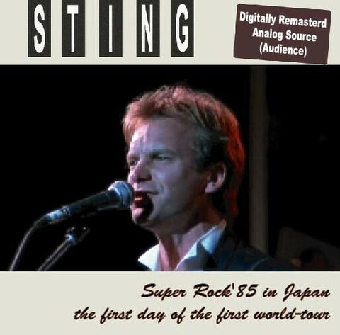 STING CD SUPER ROCK '85 IN JPN THE FIRST DAY OF THE FIRST WORLD TOUR WCR-002