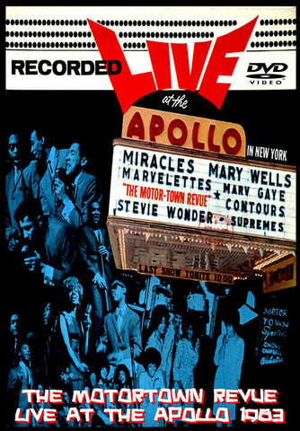 VARIOUS ARTISTS THE MOTORTOWN REVUE LIVE AT THE APOLLO 1963 FOOTSTOMP FSVD-316