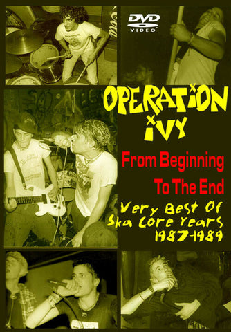 OPERATION IVY FROM BEGINNING TO THE END 1DVD FOOTSTOMP FSVD-110 FREEZE UP