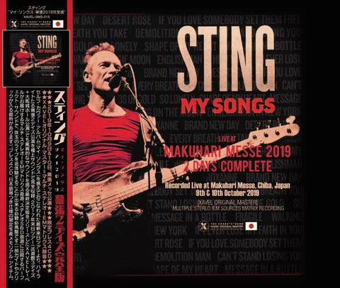 STING MY SONGS LIVE AT MAKUHARI MESSE 2019 DEFINITIVE EDITION XAVEL SILVER215