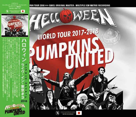 HELLOWEEN PUMPKINS UNITED LIVE IN TOKYO 3RD NIGHT WORLD TOUR 2017-18 DR STEIN