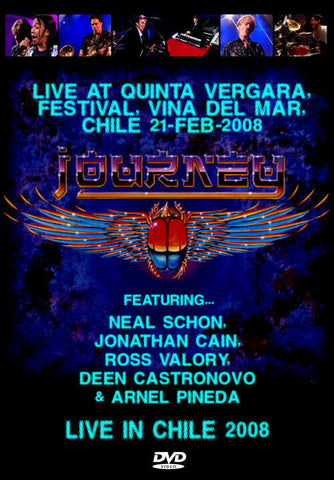 JOURNEY LIVE IN CHILE 2008 SVD-029 LOVIN' TOUCHIN' SQUEEZIN' HARD ROCK BAND