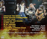 DOKKEN BLOOMINGTON 1986 CD ALBUM LAF2783 WHEN HEAVEN COMES DOWN HARD ROCK