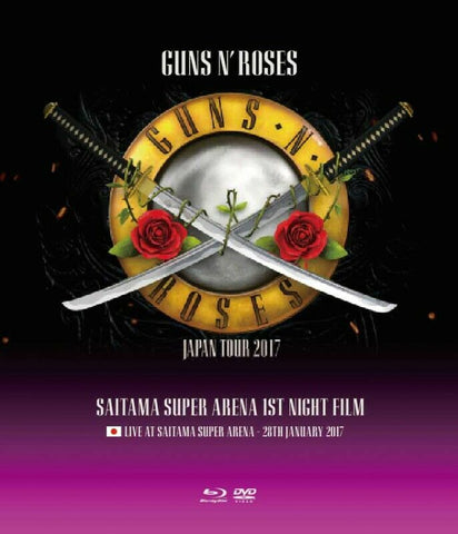 GUNS N' ROSES JPN TOUR 2017 SAITAMA SUPER ARENA 1ST NIGHT FILM 1BD 1DVD