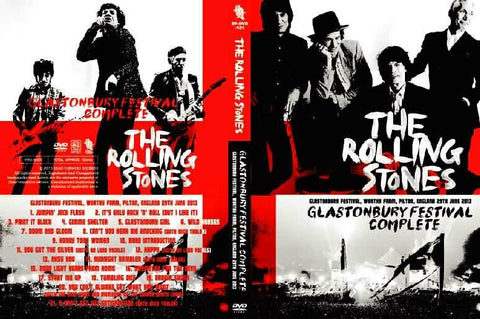 THE ROLLING STONES GLASTONBURY FESTIVAL COMPLETE DEAD FLOWERS RECORDS DVD-101