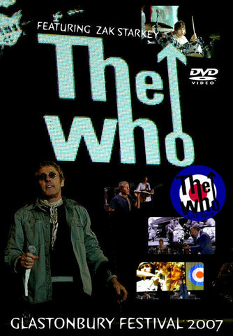 THE WHO GLASTONBURY FESTIVAL 2007 DVD SVD-002 BEHIND BLUE EYES ROCK BAND