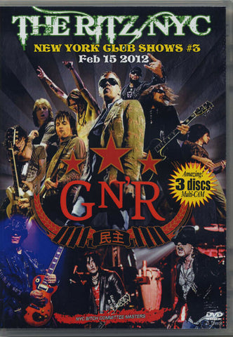 GUNS N'ROSES THE RITZ NYC 2012 3DVD JOHANNA FASTLANE JPDFL-19 IT'S SO EASY