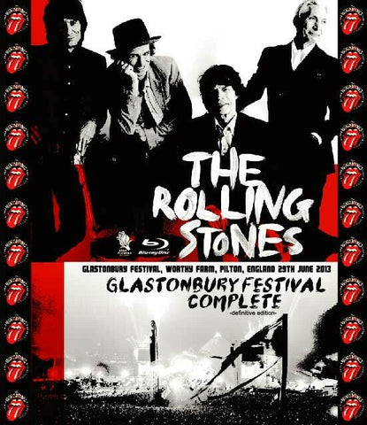THE ROLLING STONES BLU-RAY GLASTONBURY FESTIVAL COMPLETE LIVE IN UK 2013
