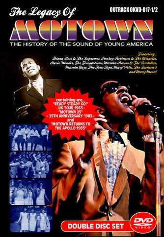 THE LEGACY OF MOTOWN 2DVD HISTORY SOUND YOUNG AMERICA VARIOUS DIANA ROSS
