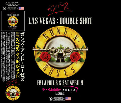 GUNS N'ROSES 2016 LAS VEGAS DOUBLE SHOT 4CD 2DVD XAVEL-SMS-069 THIS I LOVE