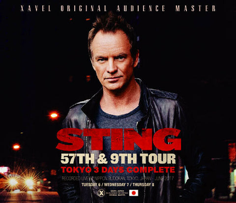 STING 57TH & 9TH TOUR TOKYO 3 DAYS COMPLETE CD XAVEL300 ONE FINE DAY INVISIBLE