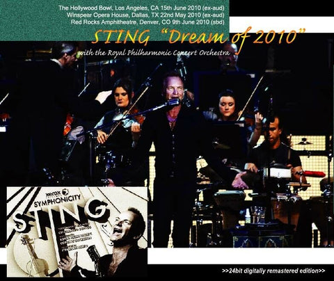 STING DREAM OF 2010 4CD INVISIBLE WORKS RECORDS IWR-063 ENGLISHMAN IN NEW YORK