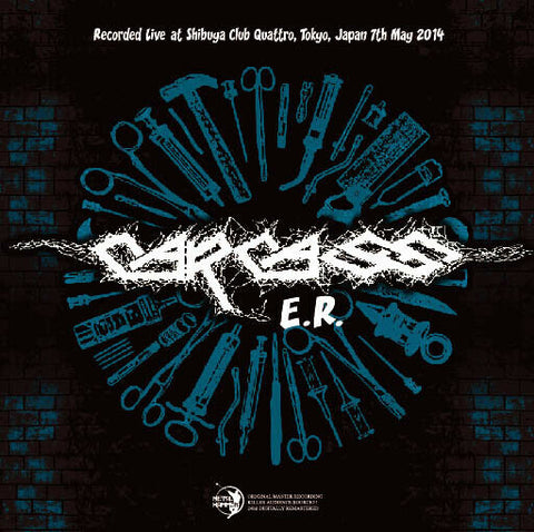 CARCASS ER LIVE AT SHIBUYA CLUB TOKYO JPN 2014 2CD ALEXANDER MHCD-163 METAL