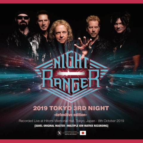 NIGHT RANGER 2CD 2019 TOKYO 3RD NIGHT LIVE HARD ROCK BAND POP XAVEL-HM-128