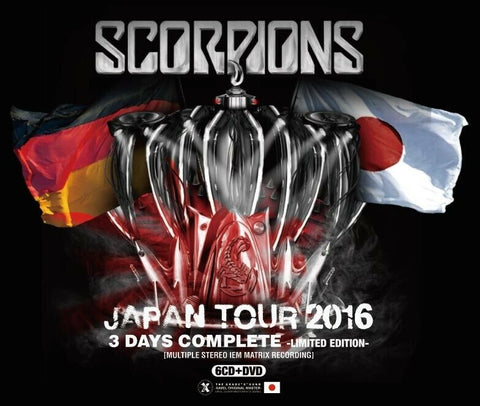 SCORPIONS JPN TOUR 2016 3 DAYS COMPLETE LIMITED SET CD & DVD THE ZOO Z01