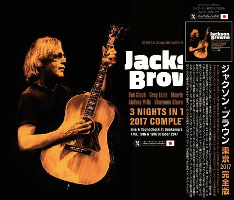 JACKSON BROWNE 3 DAYS IN TOKYO 2017 COMPLETE TOKYO 2017 COMPLETE EDITION Z01