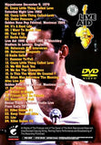 QUEEN DVD PROFESSIONAL PERFORMER VARIOUS LIVE 70'S-80'S INCLUDING LIVE AID1985