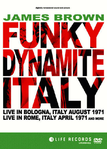 JAMES BROWN FUNNKY DYNAMITE ITALY 1971 1DVD LIFE RECORDS-011 FUNK SOUL