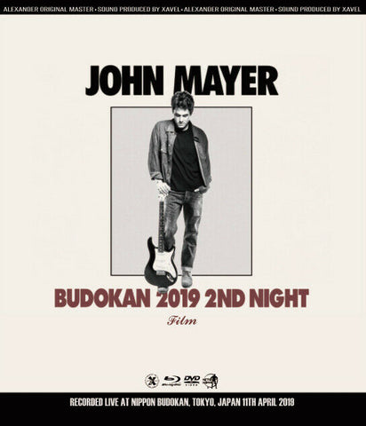 JOHN MAYER LIVE AT BUDOKAN TOKYO 2019 2ND NIGHT FILM 1DVD 1BD POP ROCK