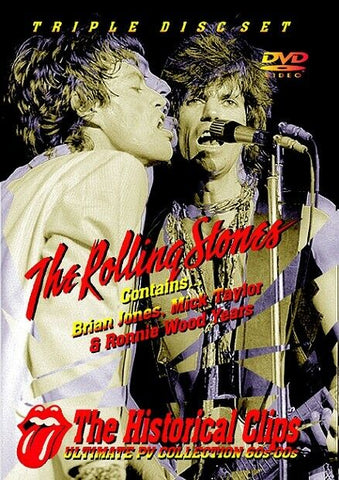 THE ROLLING STONES THE HISTORICAL CLIPS ULTIMATE PV COLLECTION 60S-00S DVD