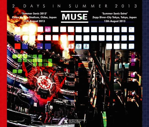 MUSE 2 DAYS IN SUMMER 2013 CD LIVE IN JPN SUPERMASSIVE BLACK HOLE ROCK BAND
