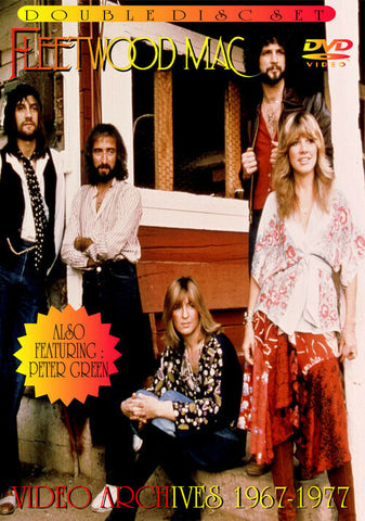 FLEETWOOD MAC VIDEO ARCHIVES 1967-1977 DVD FEATURING PETER GREEN SOFT ROCK