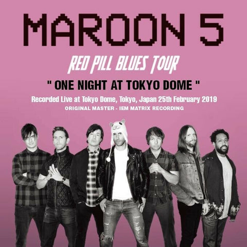 MAROON 5 RED PIL BLUES TOUR-ONE NIGHT AT TOKYO DOME 2019 2CD 1DVD NJJP-190332