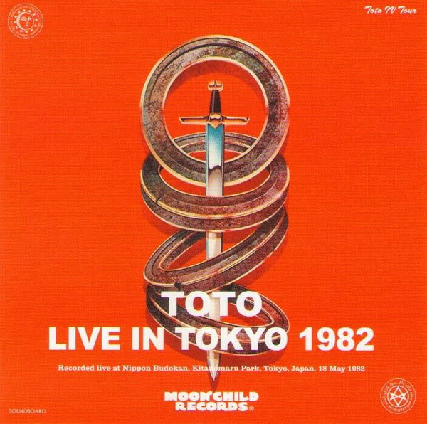 TOTO LIVE IN TOKYO 1982 CD ALBUM MOONCHILD RECORDS MC-108 A MILLION MILES  AWAY