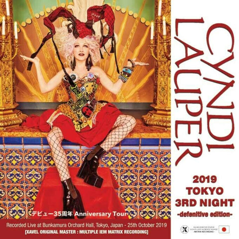 CYNDI LAUPER 2019 TOKYO 3RD NIGHT DEFINITIVE EDITION 2CD XAVEL-HM-130 SHE BOP