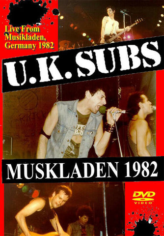 UK SUBS MUSKLADEN 1982 1DVD FOOTSTOMP FSVD-096 NO HEART ENEMY AWAITS CLD