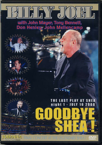 BILLY JOEL GOODBYE SHEA JUL 16 2008 DVD JOHANNA VISION ONE JPD-V1-016 LULLABYE