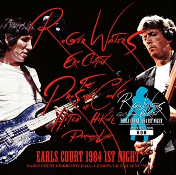 ROGER WATERS ERIC CLAPTON 2CD EARLS COURT 1984 1ST NIGHT LIVE IN