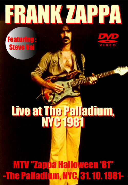 FRANK ZAPPA LIVE AT THE PALLADIUM NYC 1981 1DVD SKULL DISC