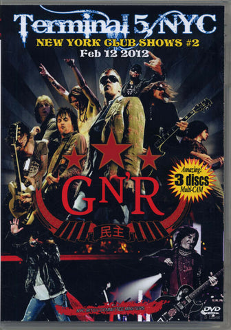 GUNS N'ROSES TERMINAL 5 NYC 2012 3DVD JOHANNA FASTLANE JPDFL-18 ROCKET QUEEN