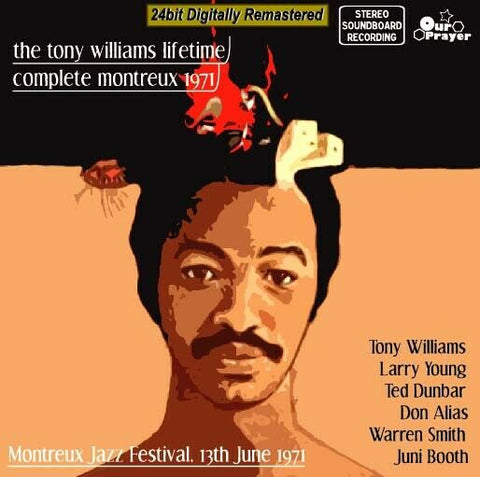 THE TONY WILLIAMS LIFETIME COMPLETE MONTREUX 1971 CD OUR PRAYER-025 EMERGENCY